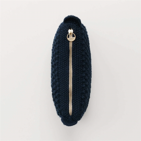 Aiayu Helen Classic Clutch, Navy